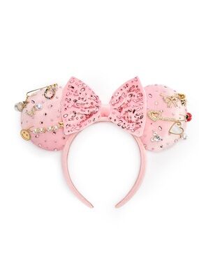 NWT Pink Minnie Mouse Custom Charm Ear Headband by BaubleBar